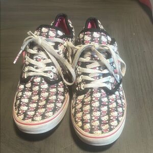 Vans Hello Kitty Black and White Sneakers